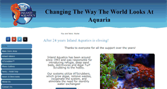 Desktop Screenshot of inlandaquatics.com